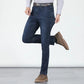👖 PROMO LIMITÉE 50% DE RÉDUCTION ! 💥 Jean Homme Taille Haute Coupe Droite – Élastique, Respirant, Silhouette Flatteuse ✨