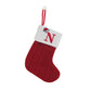 🔥SOLDES -48 % DE RÉDUCTION🔥  Chaussettes en tricot douillettes, sac cadeau brodé en forme de bonbon, chaussette de Noël avec lettre