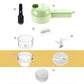 🔪 PROMO LIMITÉE 50% DE RÉDUCTION ! ✨ Coupe‑légumes électrique portable 4‑en‑1 – Multifonction, Ergonomique, Facile à nettoyer 🥕
