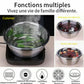 🔪 56% DE RÉDUCTION ! ✨ Ensemble 3-en-1 Bols Inox – Découpe, Égouttage & Cuisson, Compact & Multifonction ⏱️