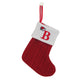🔥SOLDES -48 % DE RÉDUCTION🔥  Chaussettes en tricot douillettes, sac cadeau brodé en forme de bonbon, chaussette de Noël avec lettre