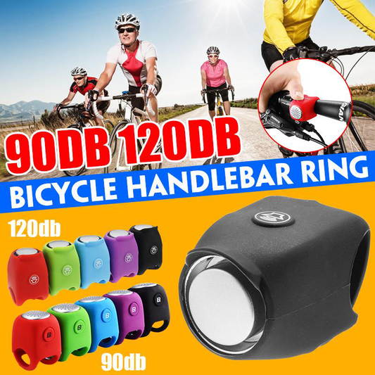 🔊 PROMO LIMITÉE 50% DE RÉDUCTION ! ✨ Klaxon de Vélo Puissant – 90dB, 51g, 3 Sons 🚲