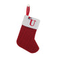 🔥SOLDES -48 % DE RÉDUCTION🔥  Chaussettes en tricot douillettes, sac cadeau brodé en forme de bonbon, chaussette de Noël avec lettre