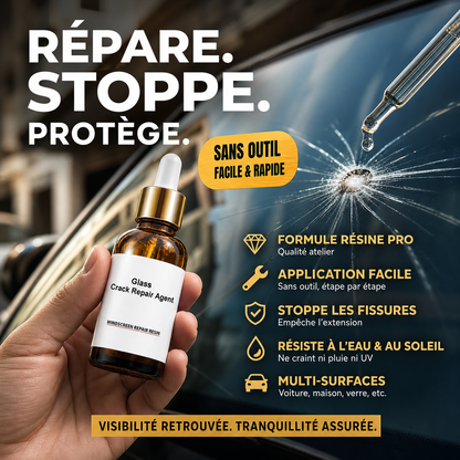 🪟 Soldes 2026 — Plus de 45 000 vendus ! 🚗 Agent de Réparation de Fissures sur Verre