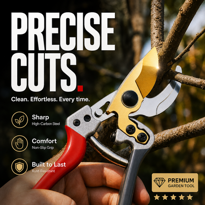 🌿 PROMO LIMITÉE -50% ✂️ Sécateur Jardin SK5 — Tranchant Net, Prise Antidérapante