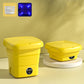 💎 60% DE RÉDUCTION ! 💎 Machine à Laver Pliable – Compacte, Portable & avec Lampe Bleue Antibactérienne 🔆🧺