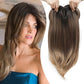 💎 50% DE RÉDUCTION ! 💎 Topper Postiche avec Frange – Volume Instantané, Couverture Naturelle & Confort Respirant pour Cheveux Clairs 🌿💇‍♀️