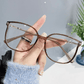 🔥 50% DE RÉDUCTION ! ✨ Lunettes Anti-Lumière Bleue Femme - Monture Large Léger (19.5g), Confortable et Élégant pour Usage Quotidien 👓💻