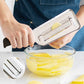 🏆 PROMO LIMITÉE 50% DE RÉDUCTION ! ✨ Mandoline de Cuisine 2 en 1 – Acier Inoxydable, Tranche Uniforme, Sécuritaire ⏳