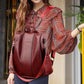 🎀 PROMO LIMITÉE 50% DE RÉDUCTION ! ✨ Sac à Dos Femme Grande Capacité – PU, Texture Gaufrée, Élégant 👜