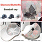 🧢 OFFRE SPÉCIALE : 50% DE RÉDUCTION ! 🦋 Casquette de Baseball en Maille avec Motif Papillon – Léger, Respirant & Style Tendence ✨