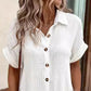 💎 57% DE RÉDUCTION ! 💎 Robe Chemise Boutonnée à Manches Courtes et Poches pour Femmes – Coton Respirant, Coupe Décontractée & Polyvalente (M–2XL) 👗🌸