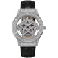 ⌚ PROMO LIMITÉE 50% DE RÉDUCTION ! 💥 Montre Femme Cadran Strass – Cuir, Étanche 30M, Fermoir Réglable ✨