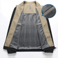 🔥Best-seller🔥Veste Décontractée à Col Montant et Fermeture à Glissière pour Hommes