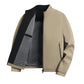 🔥Best-seller🔥Veste Décontractée à Col Montant et Fermeture à Glissière pour Hommes