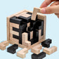 🔥 50 % de réduction ! 👶 Puzzle en bois en forme de T – Jeu de réflexion éducatif pour enfants & adultes, 54 pièces, développement cognitif 🧠✨