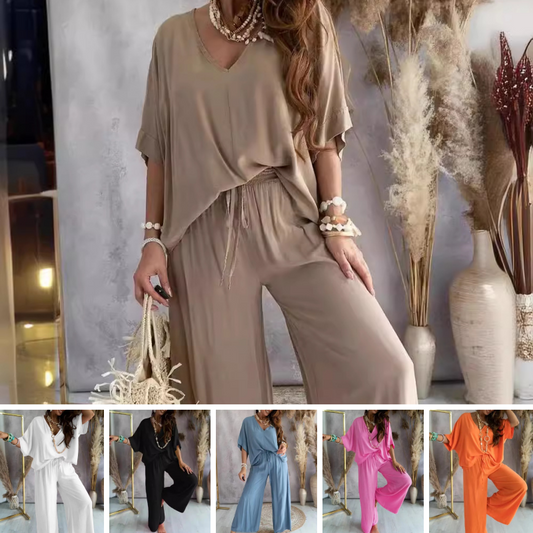 💎 -48% COMBINAISON FEMME UNIE ! 💎 Col V, Taille Réglable & Tissu Doux pour un Style Décontracté Chic