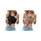 👗 PROMO FLASH 50% ! 🔥 Débardeur Côtelé avec Soutien-gorge Intégré – Coupe Gainante, Confort Ultime & 6 Couleurs 👙