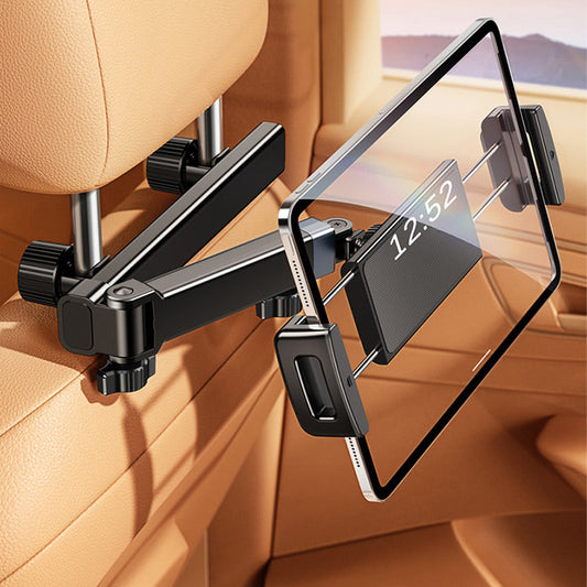 💎 50% DE RÉDUCTION ! 💎 Support de Tablette pour Appuie-Tête de Voiture – Triple Axe, Rotation 360° & Compatible 4,7–12,9 Pouces