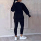 📢📢56 % de réduction !!!  ✨Ensemble Sweat-Shirt Et Leggings Décontractés Pour Femmes