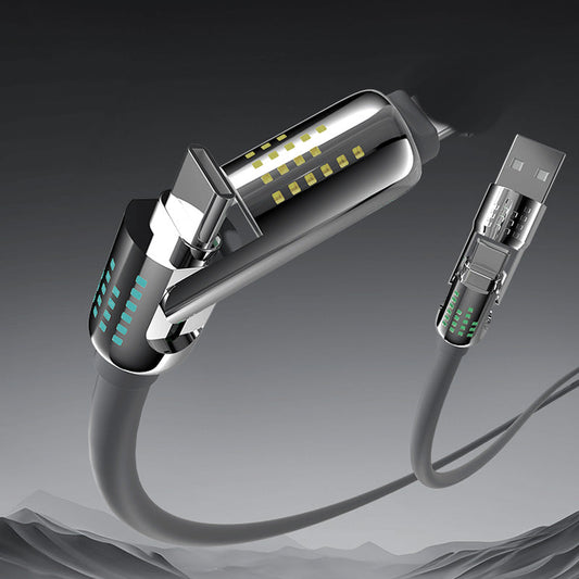 💎 51% DE RÉDUCTION ! 💎 Câble de Données 4-en-1 à Charge Rapide 240W – LED Clignotante Douce & Compatible iPhone/Android 📱⚡