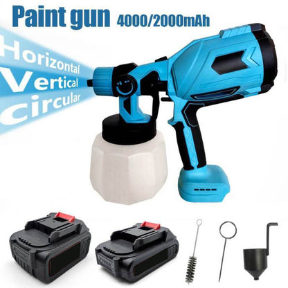 🖌️ OFFRE SPÉCIALE : 50% DE RÉDUCTION ! 🔋 Pulvérisateur de Peinture Sans Fil Haute Pression – 3 Modes, 1.5mm Buse & Batterie 18V Incluse 🎨