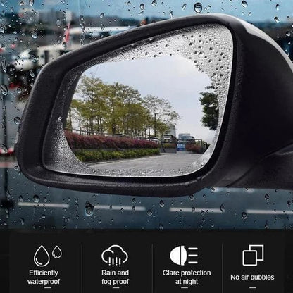 🚗 50 % de réduction ! 🌧 Film imperméable pour rétroviseur de voiture – Vision claire par tous les temps, haute transmittance & résistance aux intempéries 👀🛡