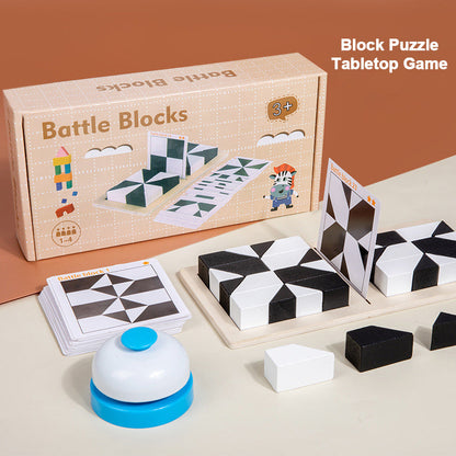 🔥50% de réduction ! 🎄 Jeu de Puzzle Éducatif Créatif pour Enfants – Noir & Blanc, Stimule l’Imagination ! 🧩✨