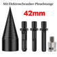 🪓 50% DE RÉDUCTION MAINTENANT ! 🔩 Fendeuse de Bûches pour Perceuse — Acier Carbone ✨