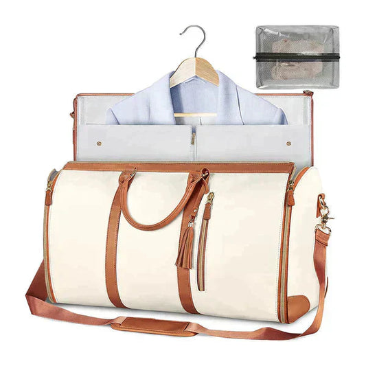 🧳 50% DE RÉDUCTION LIMITÉE ! Sac de Voyage Duffel – Organisez 6 jours de vêtements sans plis, en cuir PU spacieux ✈️