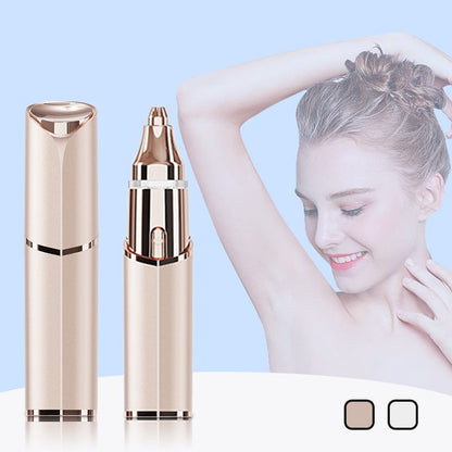 💎 -50% DE RÉDUCTION ! 💎 Épilateur Visage & Tondeuse à Sourcils 2 en 1 – Rasage Indolore, Lampe LED + Charge Type-C 🌟✨
