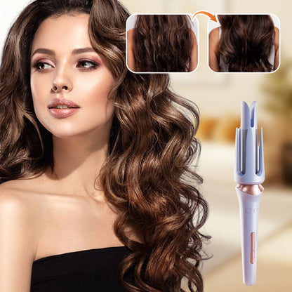 🎁 60% DE RÉDUCTION ! 💇‍♀️✨ Le Fer à Boucler Automatique Big Wave – Boucles Rebondissantes Sans Enchevêtrement 🌟🔥