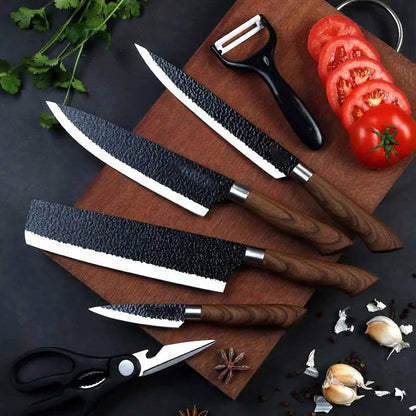 🎄 Promo Noël Éclatante：70 % de réduction ! 🔥Ensemble de Couteaux de Cuisine Professionnels en Acier Inoxydable