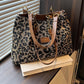 👜 PROMO LIMITÉE 50% DE RÉDUCTION ! ✨ Sac Léopard Grande Capacité – Mode, Polyvalent, Cuir PU 🐆