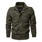 Veste Zipper Militaire Homme - Col Stand 👔⚡️ | Style Robust 🛡️🔥|Livraison offerte ✈️