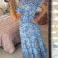 👗 60% DE RÉDUCTION ! 💃 Robe Longue à Col en V Imprimée – Coupe Élégante, Tissu Confortable & Style Polyvalent ✨