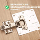 📢📢Achetez 2, obtenez-en 1 gratuit ! ⏰🔧 Kit de Réparation de Charnières – Acier Inoxydable, Universel & Design Élégant pour Meubles et Armoires ⚡