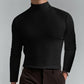 📢📢50% de réduction！！！ T-shirt à col montant et manches longues pour homme