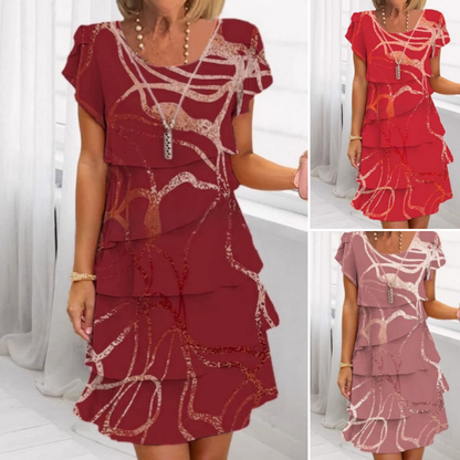 💎 60% DE RÉDUCTION ! 💎 Robe Élégante à Volants pour Femme – Coupe Flatteuse, Tissu Léger & Style Polyvalent 🌸👗