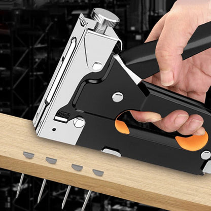 🔨 PROMO LIMITÉE 50% DE RÉDUCTION ! ✨ Pistolet à Clous 3 en 1 – Manuel, pour Bois, 600 Clous Inclus ✨
