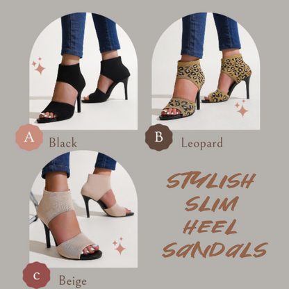 💎 -50% SUR LES NOUVELLES SANDALES À TALONS ! 💎 Dessus Élastique, Confort Toute la Journée & 3 Couleurs Tendance ✨