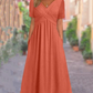 🎉 Soldes 2026 — Plus de 45 000 vendues 👗 Robe Longue Femme Col V Manches Courtes 🌸