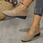 👠 PROMO SPÉCIALE 50% DE RÉDUCTION ! 🌿 Chaussures Compensées Bas – Bride Élastique, Légères & Pour Toute la Journée 👡