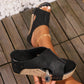 👡 PROMO LIMITÉE 50% DE RÉDUCTION ! ✨ Sandales Compensées à Clous – Soutien Orthopédique & Matière Respirante 💎