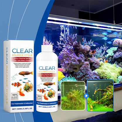 💎 ACHETEZ 3, OBTENEZ 5 GRATUIT ! 💎 Nettoyant Puissant pour Eau d’Aquarium – Élimine Boue, Algues & Eau Trouble, 100 % Sûr pour Poissons 🐟💧