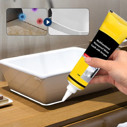 🎁 ACHETEZ 2, OBTENEZ 3 ! Joint Silicone Blanc Imperméable & Antimoisissure – Offre Limitée ! 🛁✨