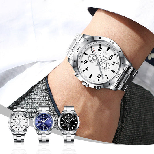 🔥Nouveauté ! 50 % de réduction sur la Montre à Quartz Lumineuse Étanche – Design Élégant, Aiguilles Nocturnes & Cadeau Surprise pour 100 Chanceux ! ⌚✨