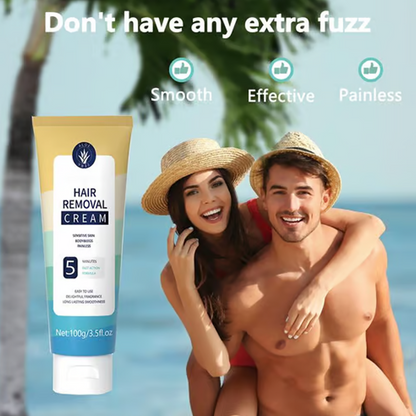 💎 1 ACHETÉ 1 OFFERT ! CRÈME DÉPILATOIRE SANS DOULEUR 💎 Aloe Vera & Vitamine E pour une Peau Douce en 8 Min 🌿