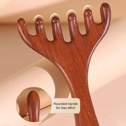 🔥 -50% AUJOURD’HUI !💆 Peigne de Massage Méridien à Six Griffes – Stimulation des Points Énergétiques, Relaxation & Circulation Sanguine