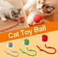 😻🐾 Balle intelligente interactive pour chat, gazouillante et roulante